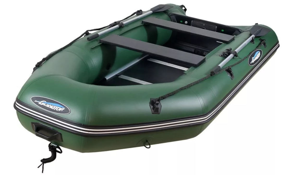 МОТОРНО-ГРЕБНАЯ ЛОДКА ПВХ GLADIATOR А 340 ТК С ФАНЕРНЫМ ПОЛОМ в Волгодонске