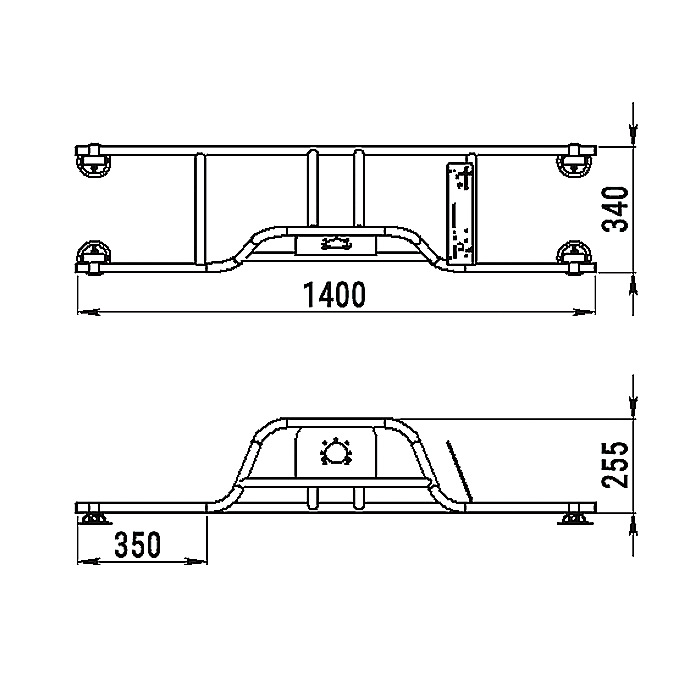 Стойка рулевая с бортовым креплением малая в Волгодонске