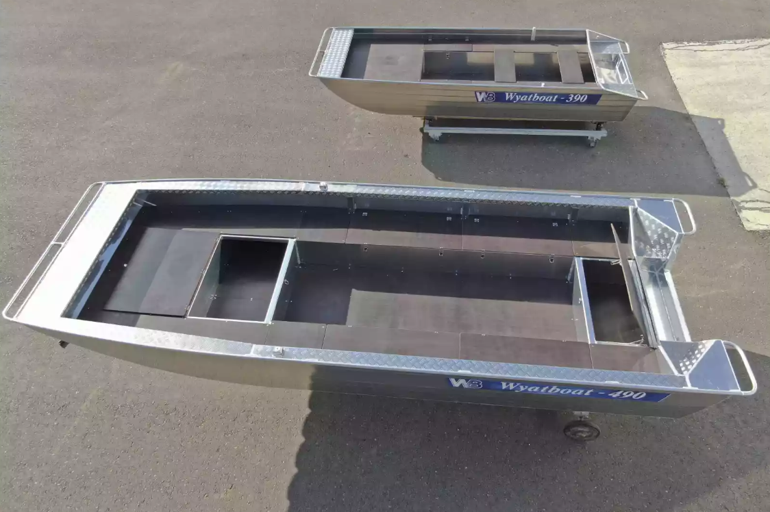 Алюминиевая лодка Wyatboat-490 Jonboat в Волгодонске
