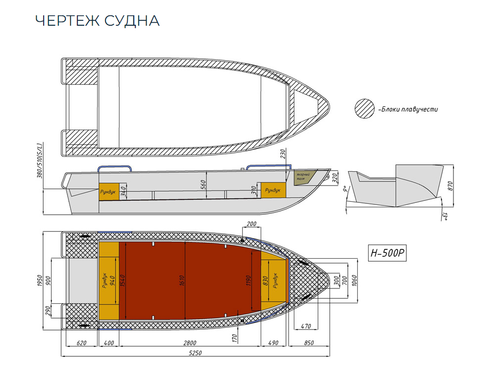 Алюминиевая лодка Неман-500 P в Волгодонске