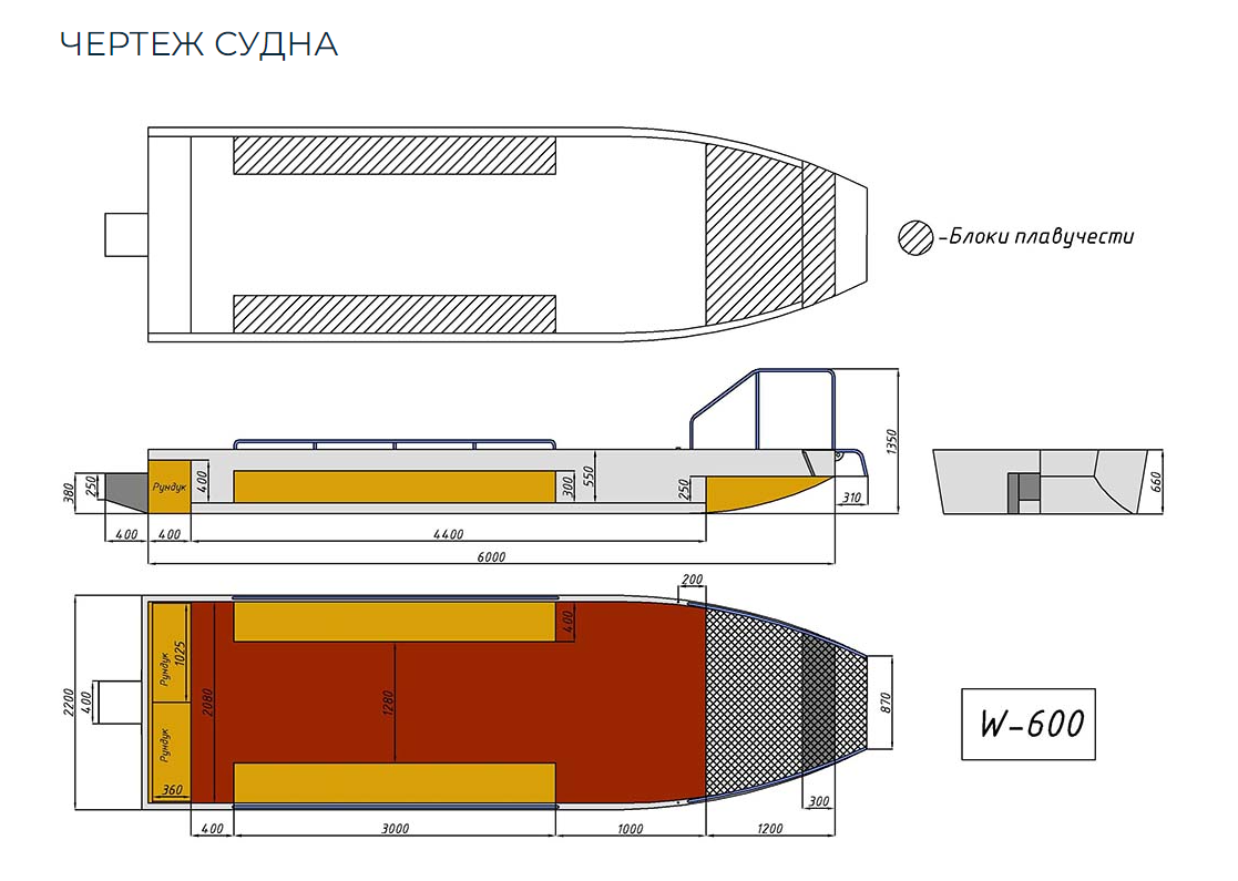 Алюминиевая лодка Wyatboat-600 в Волгодонске