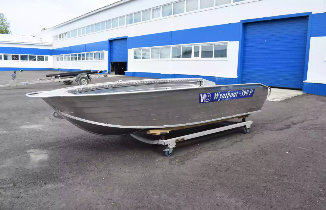 Алюминиевая лодка Wyatboat-390Р Увеличенный борт в Волгодонске