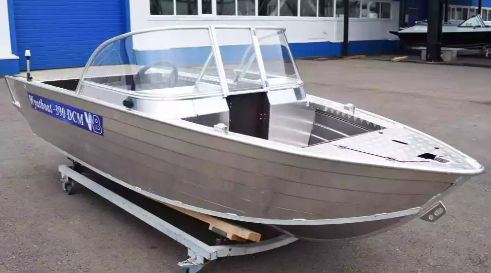 Алюминиевая лодка Wyatboat-390 DCM Увеличенный борт в Волгодонске