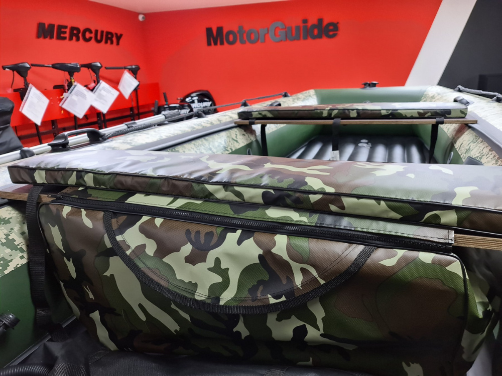 КОМПЛЕКТ МЯГКИХ НАКЛАДОК С СУМКОЙ ДЛЯ ЛОДОК 105Х20 КАМУФЛЯЖ в Волгодонске