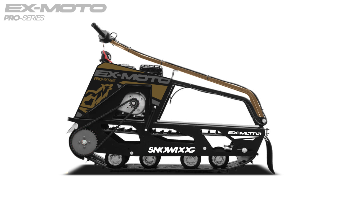 Мотобуксировщик EX-MOTO SNOWDOG S380 8л.с. в Волгодонске