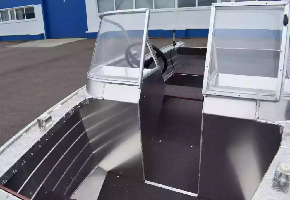 Алюминиевая лодка Wyatboat-390 DCM Увеличенный борт в Волгодонске