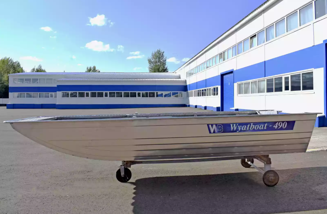 Алюминиевая лодка Wyatboat-490 Jonboat в Волгодонске