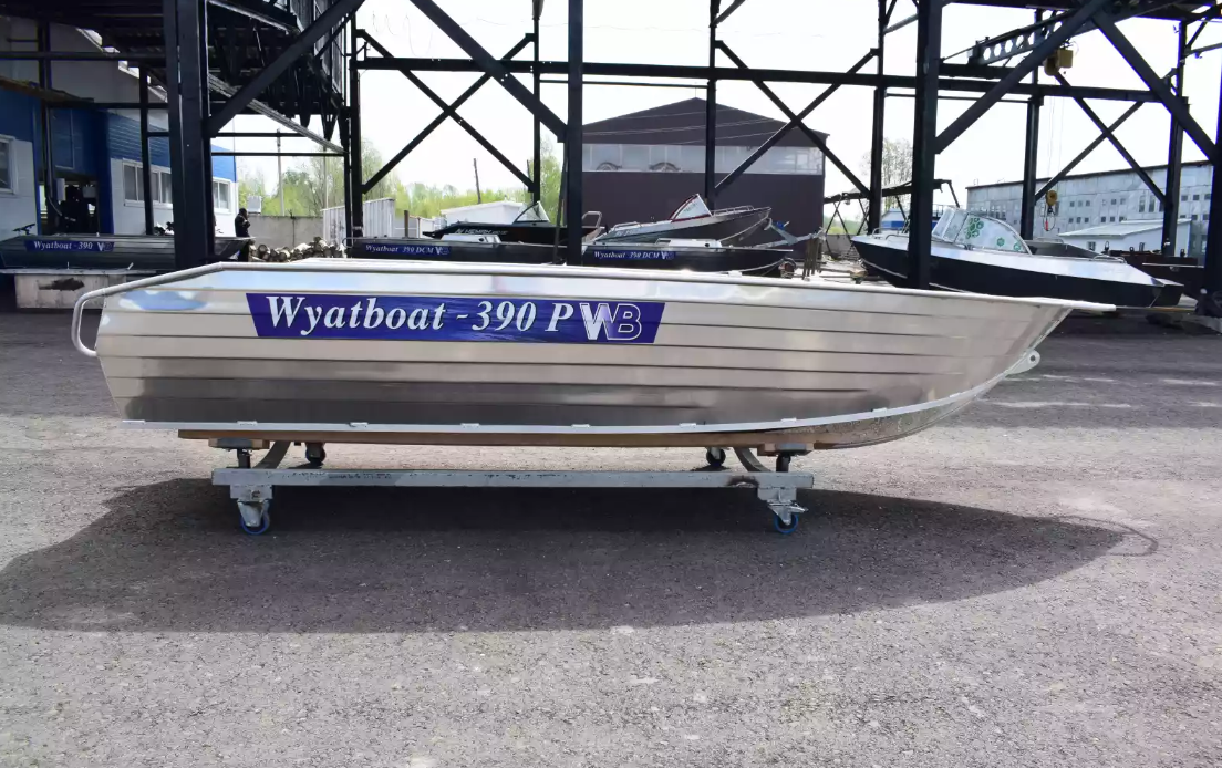 Алюминиевая лодка Wyatboat-390Р Увеличенный борт в Волгодонске