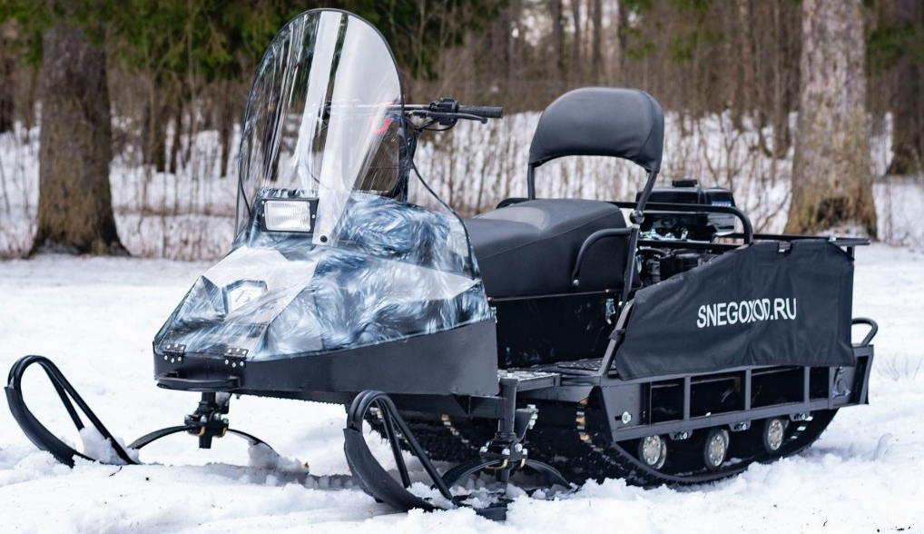 Миниснегоход Бурлак Егерь Экспедитор 15 л.с. , реверс, тормоз, капот белый в Волгодонске