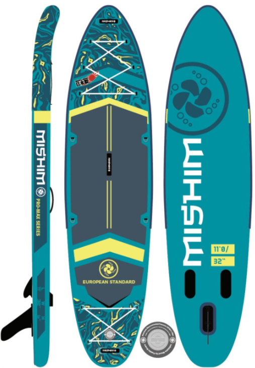 SUP (САП) Доска MISHIMO PRO-MAX Light Teal 11’ (335см) в Волгодонске