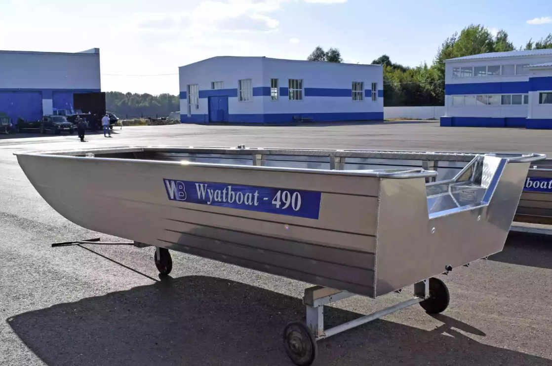 Алюминиевая лодка Wyatboat-490 Jonboat в Волгодонске
