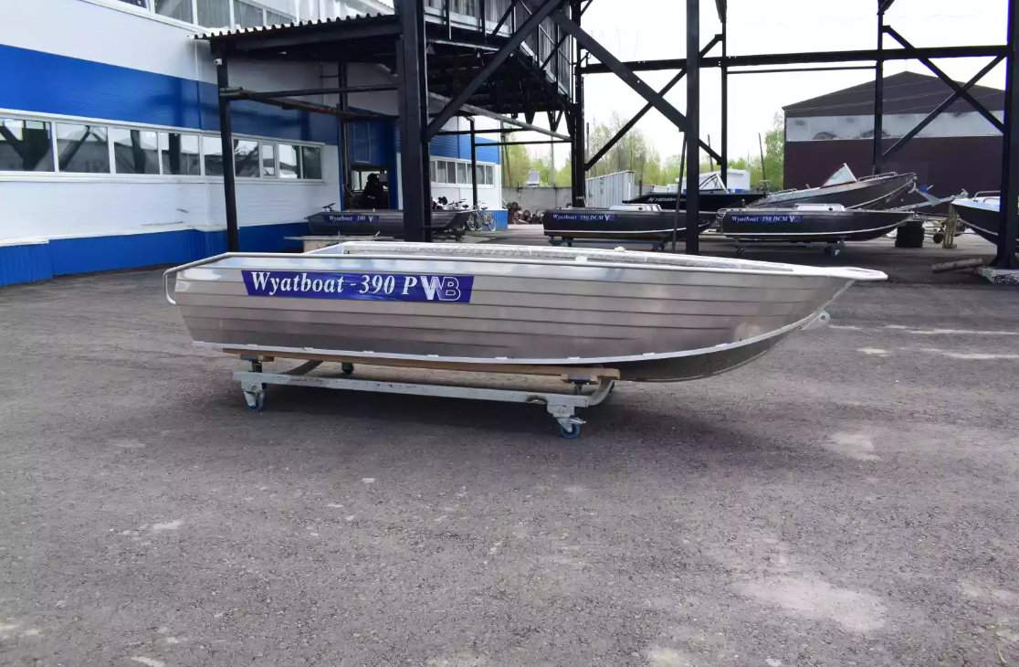 Алюминиевая лодка Wyatboat-390Р Увеличенный борт в Волгодонске