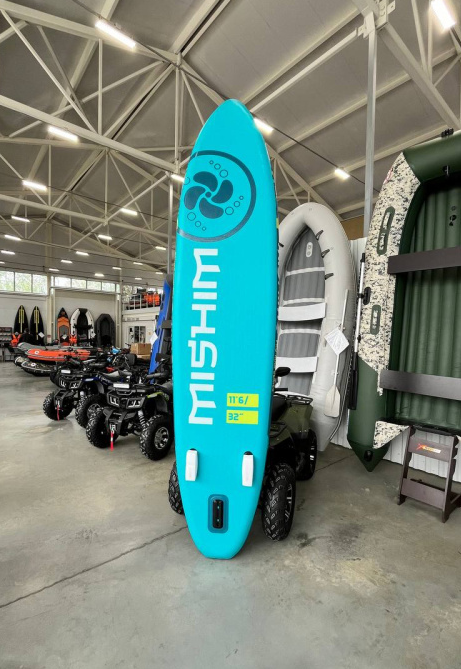 SUP (САП) Доска MISHIMO PRO-MAX Light Teal 11’ (335см) в Волгодонске