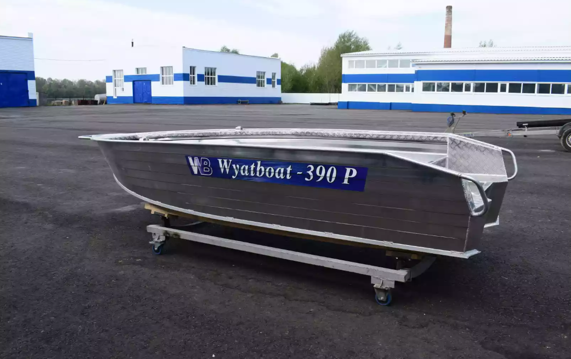 Алюминиевая лодка Wyatboat-390Р Увеличенный борт в Волгодонске
