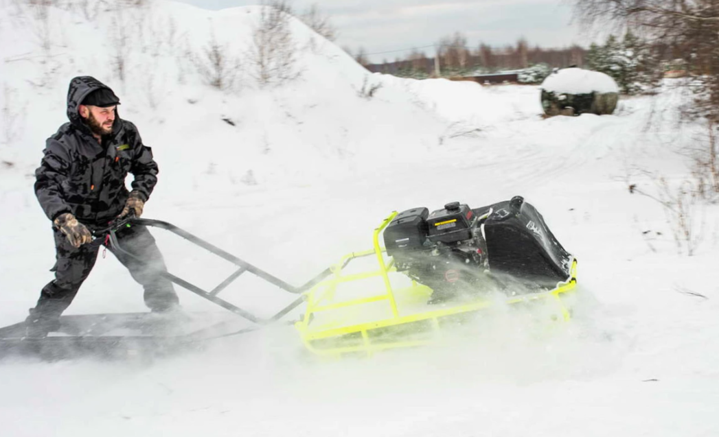 Мотобуксировщик Бурлак ХОЗЯИН-1 (капот ткань) в Волгодонске