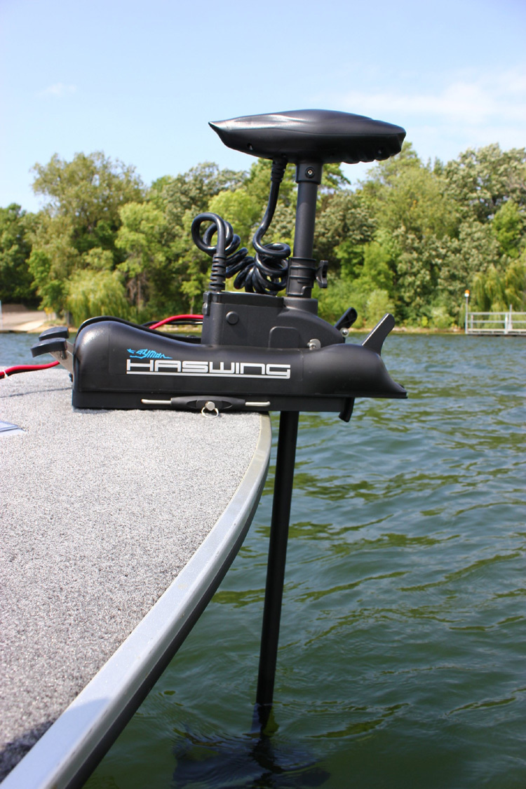 Лодочный электромотор якорь Haswing Cayman B, GPS, 12V, 55Lbs, нога 152 мм в Волгодонске