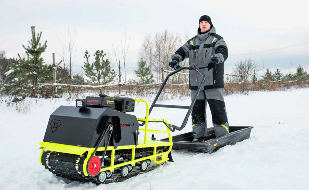 Мотобуксировщик Бурлак ХОЗЯИН-1 (капот ткань) в Волгодонске