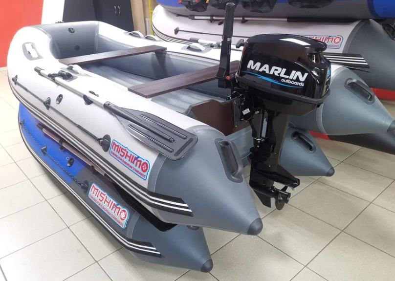 КОМПЛЕКТ ЛОДКА MISHIMO LITE 350 + МОТОР 9,8 Л.С. в Волгодонске