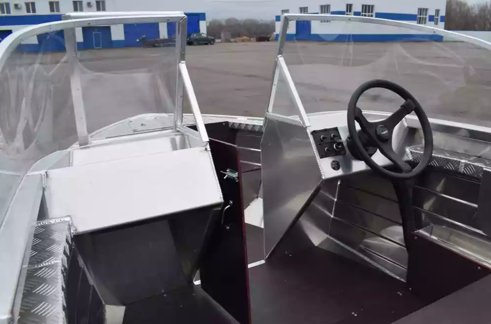 Алюминиевая лодка Wyatboat-390 DCM Увеличенный борт в Волгодонске