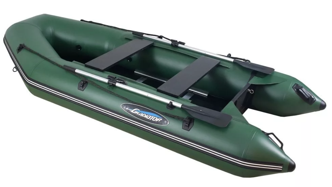 МОТОРНО-ГРЕБНАЯ ЛОДКА ПВХ GLADIATOR А 340 ТК С ФАНЕРНЫМ ПОЛОМ в Волгодонске