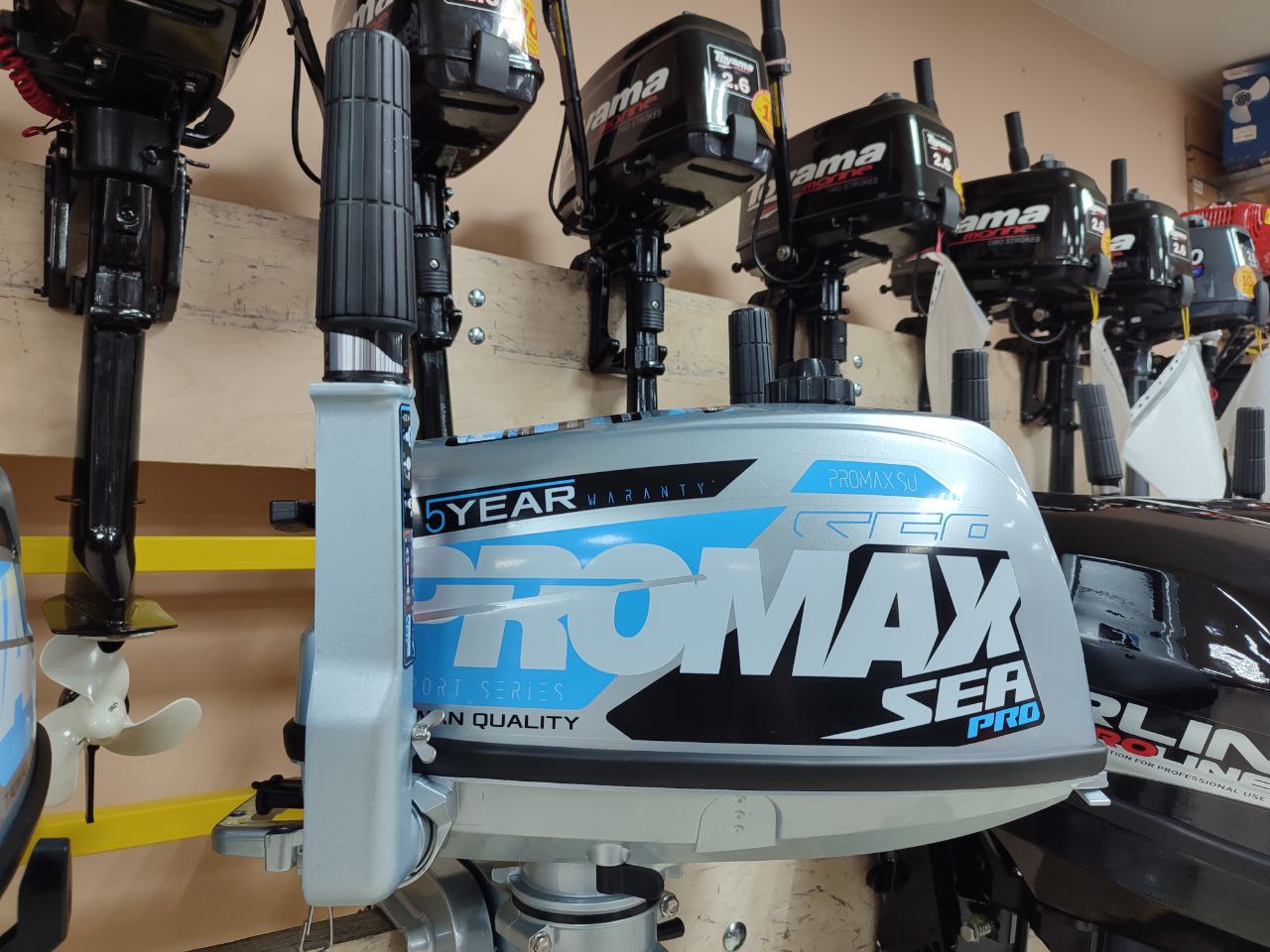 Лодочный мотор PROMAX SP5FHS (внешний бак 12 л) в Волгодонске