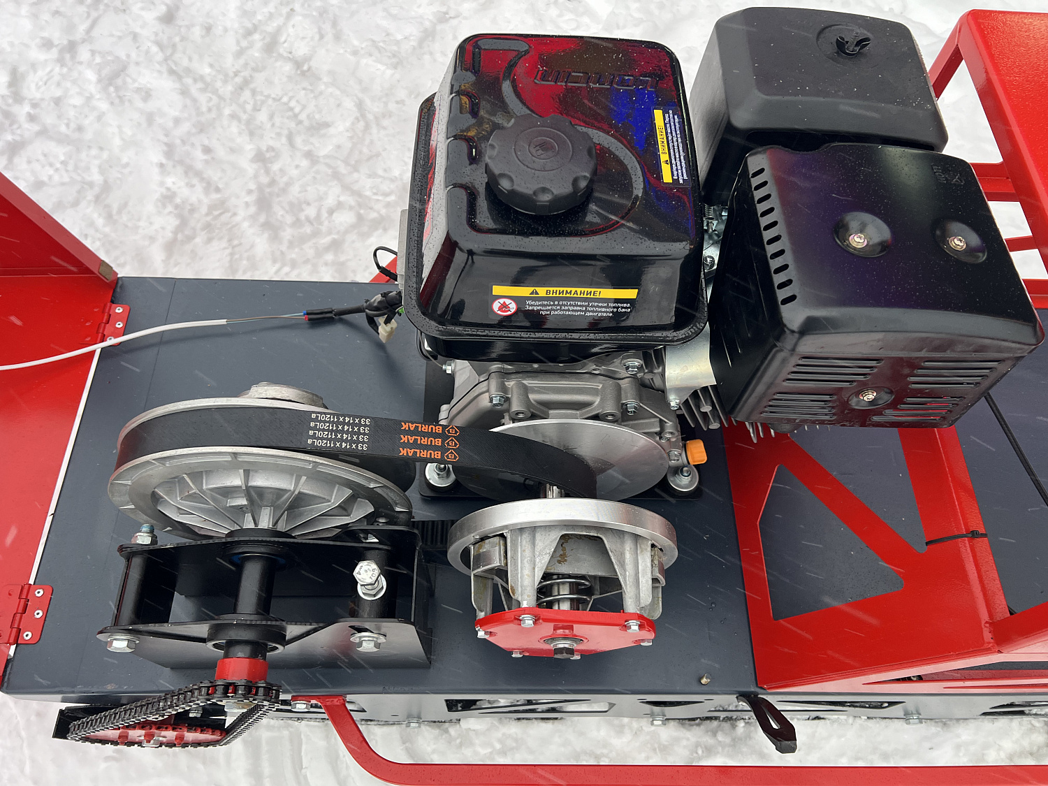 Мотобуксировщик EX-MOTO SNOWDOG S500 15л.с в Волгодонске