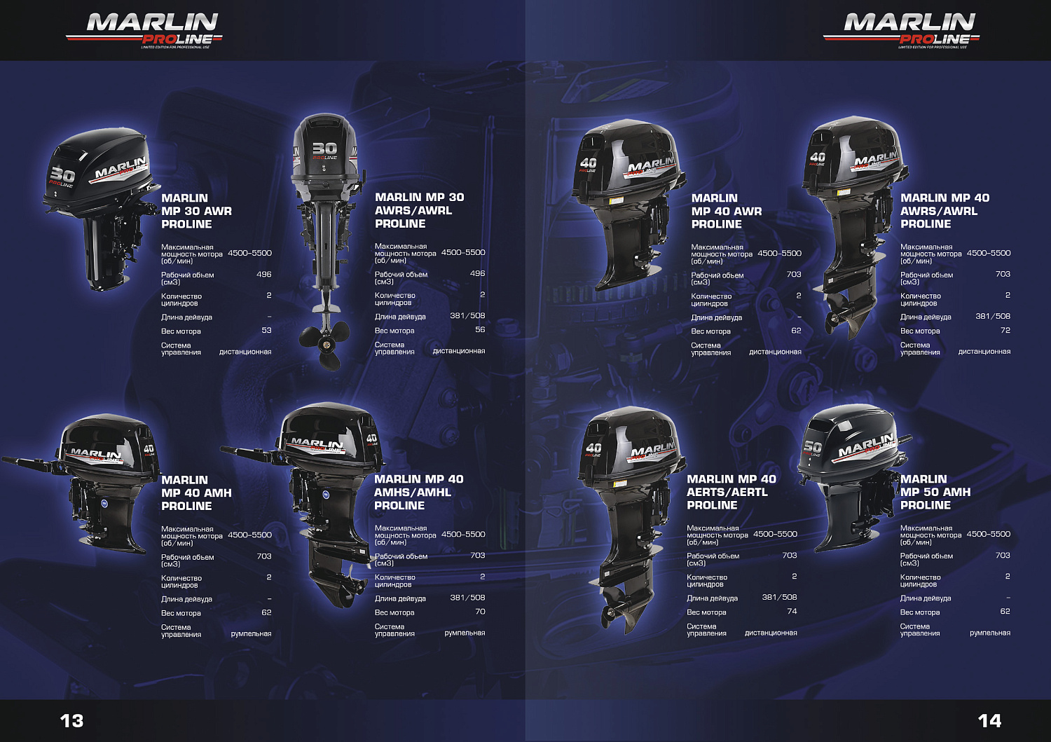 Лодочный мотор MARLIN PROLINE MP 40 AWR в Волгодонске