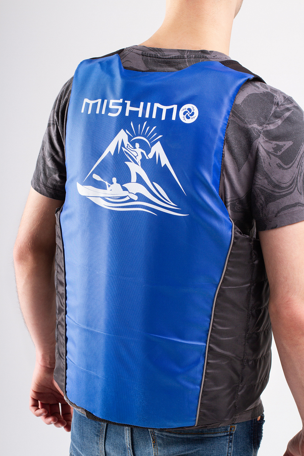 Жилет спасательный MISHIMO PRO Премиум качества Черно-синий в Волгодонске