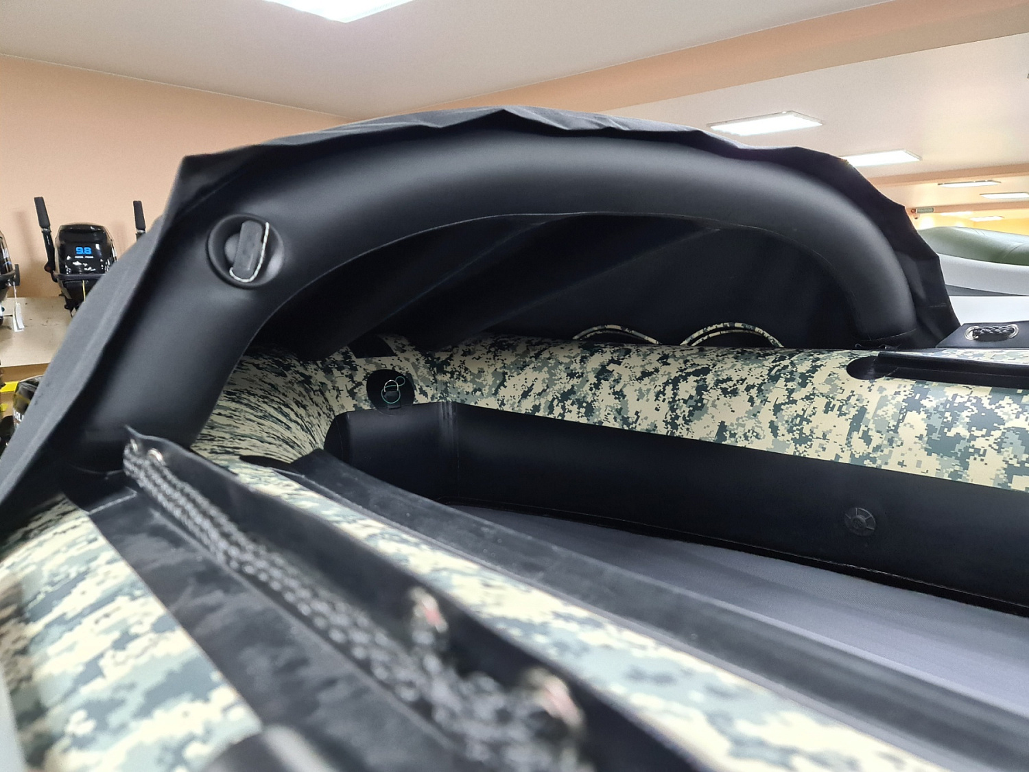 КОМПЛЕКТ НОСОВОГО ТЕНТА К ЛОДКЕ SMARINE AIR MAX 380 ЧЕРНЫЙ в Волгодонске