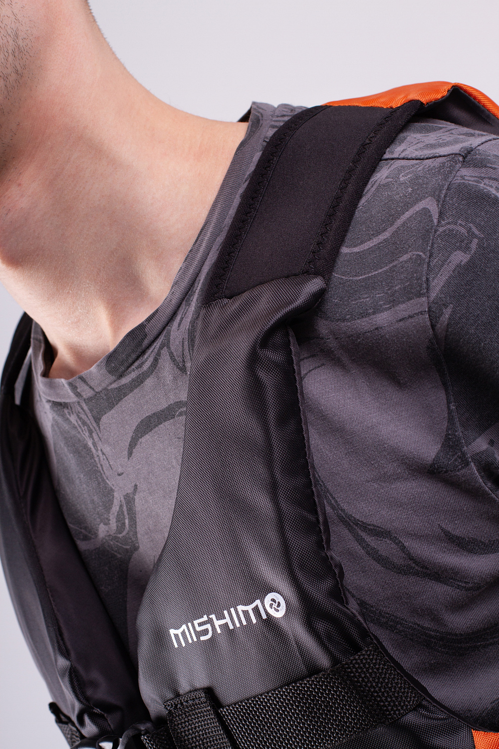 Жилет спасательный MISHIMO PRO Премиум качества Черно-оранжевый в Волгодонске