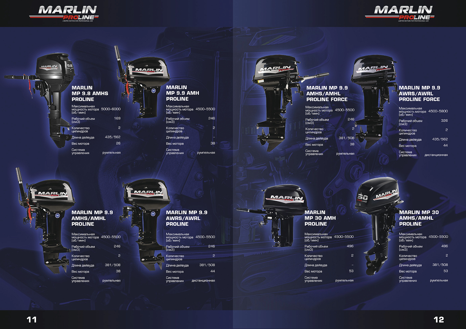 Лодочный мотор MARLIN PROLINE MP 40 AWR в Волгодонске